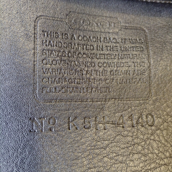 Coach Soho Lafayette Black Leather Tote Bag Vintage - Picture 4 of 16